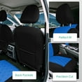 thumbnail image 5 of For 2021-2024 Nissan Rogue S SV SL Platinum Midnight Ed. FH Group Neoprene Custom Fit Car Seat Covers Waterproof  Blue - Front, 5 of 6