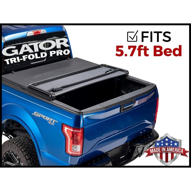 Gator Pro Tri Fold Fits 2019 Dodge Ram New Body Style 5 7 Ft Bed Only Soft Folding Tonneau Truck Bed Cover Made In The Usa Walmart Com Walmart Com
