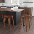thumbnail image 4 of Industrial Chic Solid Wood 26'' Counter Stool in Walnut, 4 of 6