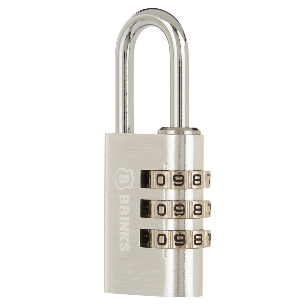 Brink's 30mm Resettable 3Dial Combination Padlock