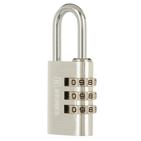 brinks luggage padlock lock resettable 30mm 2021 digit combination brink locks sport bestgamingpro walmart