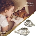 thumbnail image 3 of Statue Commémorative pour Animaux, Pierre Commémorative pour Animaux, Pierre Dévotionnelle pour Chien Chat, Statue en Résine Résistante aux Intempéries, Tombe en Forme d'Ange (Chien) 11*8*4CM, 3 of 5