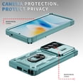 thumbnail image 4 of ELEHOLD Case for Samsung Galaxy S26 Ultra, Slide Camera Cover, Rugged Shockproof Case with 360° Ring Kickstand, Tempered Glass Screen Protector Included,G, 4 of 9