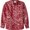 Silver Foil Burgundy, variant on Azaro Uomo Men's Shiny Dress Shirt Wrinkle Free Casual Button Down Untucked, Silver Foil Burgundy, L