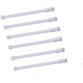 thumbnail image 1 of Barras de tensión ajustables acero, 6 unidades 11.8 a 20 pulgadas blanco 11.8-20 inch, 1 of 7