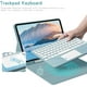 thumbnail image 4 of Funda con teclado táctil para Samsung Galaxy Tab S8/Tab S7 de 11 pulgadas (modelo SM-X700/X706/T870/T875/T878), con portalápices, teclado Bluetooth magnético desmontable, 4 of 7