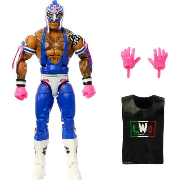 Figura de acción Mattel WWE Top Picks Elite Rey Mysterio de 6 pulgadas