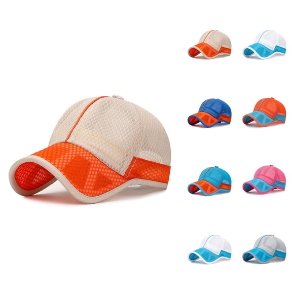 Small Kids Baseball Cap for Boys Girls Summer Breathable Quick Drying Mesh Sun Hat