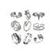 thumbnail image 1 of Sonducket Conjunto de anillos punk vintage Paquete de anillos abiertos de animales Anillos apilables góticos de aleación de aluminio para mujeres, Ropa, zapatos y accesorios Miscelánea Numero 5 Sonducket AP006524-05, 1 of 6