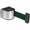 Lavi Industries 50-3015CL-18-FG Wall Mount 18 ft. Retractable Belt Barrier, Forest Green