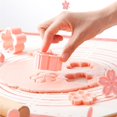 thumbnail image 2 of Moyic ABS fácil de limpiar y antiadherente molde para galletas Sakura sello hermosas galletas prensa de galletas sin esfuerzo Herramientas y accesorios para hornear, 2 of 6