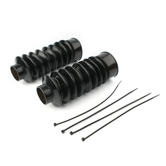 NS Motorcycle 41mm Fork Boots Shock Covers Protector Front Dust Gator Guard Gaiters for FXST Dyna FXDWG