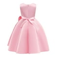 thumbnail image 7 of JUMEYU Toddler Party Dress Flower Girl Bowknot Tutu Dress for Kids Baby Princess Wedding Bridesmaid Birthday Party Pageant Dresses 2T 3T (Pink,2-3 Years), 7 of 7