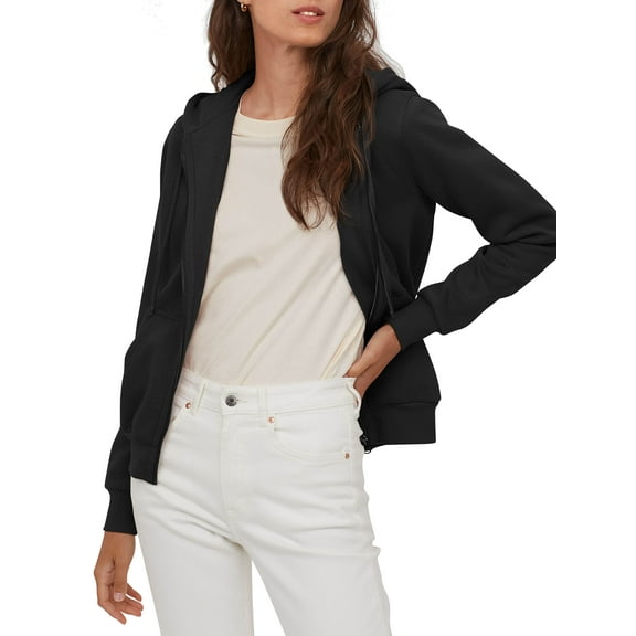 Ma Croix Womens Premium French Terry Zip Up Wrinkle Resistant Hoodie