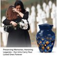thumbnail image 4 of JAGASY Blue Decorative Urn for Ashes Adult Male - Small Urns for Human Ashes Keepsake - Funeral Urn for Brother - Mini Cremation Urns for Siblings - (3 Inch), 4 of 7