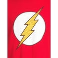 thumbnail image 4 of The Flash Men's Logo Graphic T-Shirt with Short Sleeves, 4 of 5