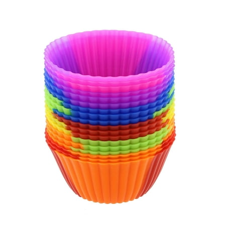 

7Penn Silicone Cupcake Baking Cups Reusable Muffin Liners Small Multicolor Set
