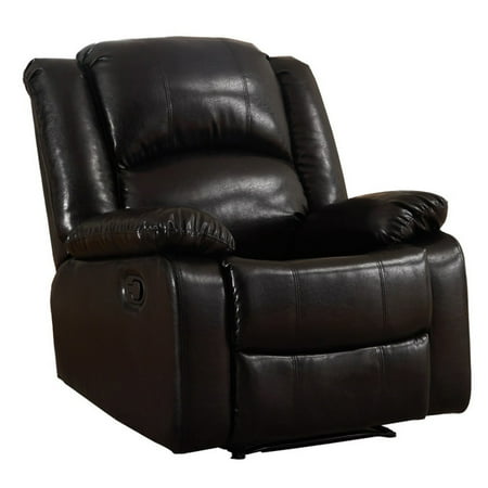 NH Designs Bonded Leather Glider Recliner (Best Chairs Finley Swivel Glider Recliner)