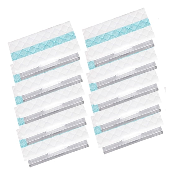 10 Pcs Disposable Mop Pads Refill for Shark VACMOP Pro Cordless Hard Floor Vacuum Mop VM252 VM251 VM200 VM200C VM190 VM252C QM250 VM250 VC205 Spare Parts, Part VMP30