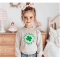 thumbnail image 4 of Bump and Beyond Designs Kids St. Patrick's Day Shirt, Loved Lucky Blessed Sweatshirt (Heather Grey 7), 4 of 5