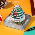 thumbnail image 3 of Bloc De Notas Con Calendario Artístico 3D, Estuche Transparente A Prueba De Polvo, Calendario 2025, Casa Del árbol De Navidad Con Luces Para Oficina En Casa, 3 of 7