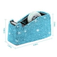 thumbnail image 3 of Bling Crystal Luxury Handmade Diamond Desktop Tape Dispenser for Fashion Girls Women (Blue), 3 of 7