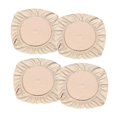 thumbnail image 2 of Funda de asiento de silla de comedor Yotijar Jacquard de 4 piezas Beige_M, 2 of 10