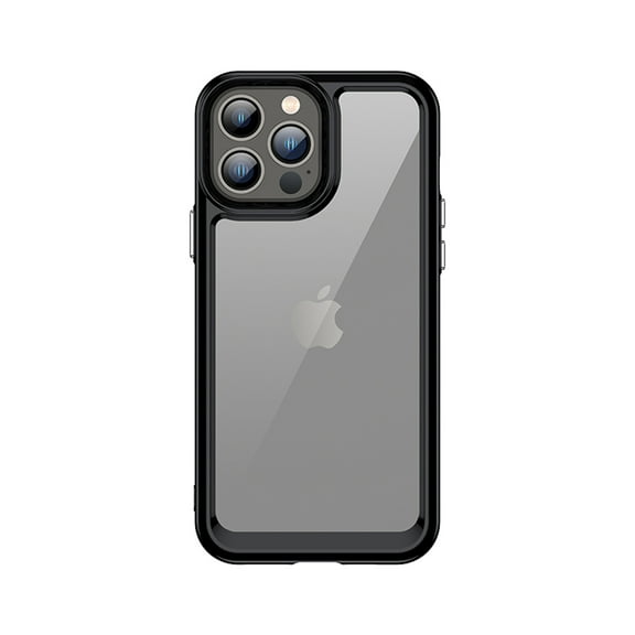 Allytech Ultra Hybrid Designed for iPhone 14 Pro Max Case - Protective Transparent Anti-scratch Shockproof Slim Case Cover for Apple iPhone 14 Pro Max 6.7" 2022 - Black