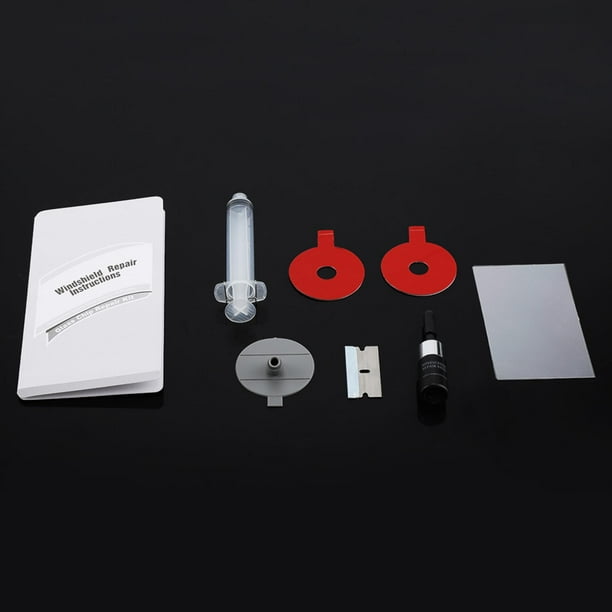 Kit de réparation de pare-brise Kit de réparation de verre fissuré pour  réparer la rayure de éclat de casse-brise de pare-brise automatique