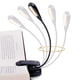 thumbnail image 3 of Lámpara de lectura lámpara de libro recargable, lámpara de libro LED, portátil y flexible, brillo de 3 niveles, adaptador de corriente y cable USB incluidos Fokelyi LN-1141, 3 of 5