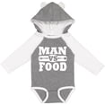 thumbnail image 3 of Inktastic Man vs Food Boys or Girls Long Sleeve Baby Bodysuit, 3 of 5