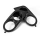 thumbnail image 3 of Carbon Fiber Look/Glossy Black Fog Light Cover for BMW E46 M3 Coupe 2001-2006 Grill Frame Surrounds Air Duct Bezels Lamp Hood, 3 of 5