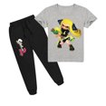thumbnail image 3 of Bzdaisy Splatoon Kids Printed Short Sleeve T-Shirt Shorts Set - Fun Gaming Characters - Boys & Girls Summer Outfit, 3 of 4