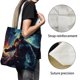 thumbnail image 3 of Batman / Bat Man Bolso de tela con estampado de lienzo para mujer, bolsa de compras reutilizable y estética, con cremallera interior, regalo para mujer,40*40cm., 3 of 6