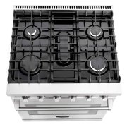 Cosmo 30 Inch 4.5 Cubic Foot Gas Range Convection Oven with 5 Italian Burners