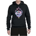 thumbnail image 2 of Wild Bobby Trippy Happy Face Unisex Hoodie Sweatshirt, 2 of 6