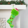 thumbnail image 4 of 2025 & CISIL - Plush Socks Christmas Green Christmas Decoration Stockings Holiday Party Decoration, 4 of 5