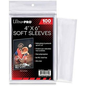 ultra pro card premium card sleeves pack 100 sleeves Amazon.com: Ultra Pro 100 Pcs Soft Card Sleeves, 2 5/8 x 3 5/8-Inches Pack  of 1 (Package may vary) : Toys & Games