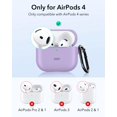 thumbnail image 2 of Funda para AirPods 4 ESR HaloLock con MagSafe Purple, 2 of 9