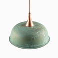 thumbnail image 4 of 100% Handmade Copper Patina Pendant Light | Hand-Hammered Copper Chandelier for Kitchen, Dining & Living Room | Boho Rustic Farmhouse Hanging Light Fixture | Office & Bar Lighting, 4 of 5