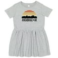 thumbnail image 3 of Inktastic Anchorage Alaska Skyline Girls Toddler Dress, 3 of 5