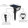 thumbnail image 6 of Yi Lighting Solar Pathway Lights Weatherproof for Garden Yard Driveway Garage Cold White (Set of 2), 6 of 10