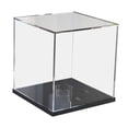 thumbnail image 1 of Caja de Presentación de Baloncesto Cola Acrílico Transparente Soporte Negro, 1 of 8