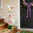 thumbnail image 3 of ddioayh Porch Goose Decorations Set For 23 Inch White Geese Easter Holiday Outdoor Lawn Decor With Hat And Bandana, 3 of 6