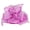 Fuchsia, variant on ChicHeadwear Medium Brim Organza Big Bow Sun Hat - Grey