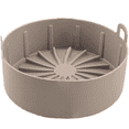 thumbnail image 1 of Olla de silicona para freidora de aire - Accesorios para hornos y freidoras de aire aptos para alimentos | Reemplazo del papel de pergamino inflamable, 1 of 5