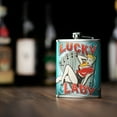 thumbnail image 4 of Lucky Lady Stainless Steel 8 oz Liquor Flask, 4 of 7