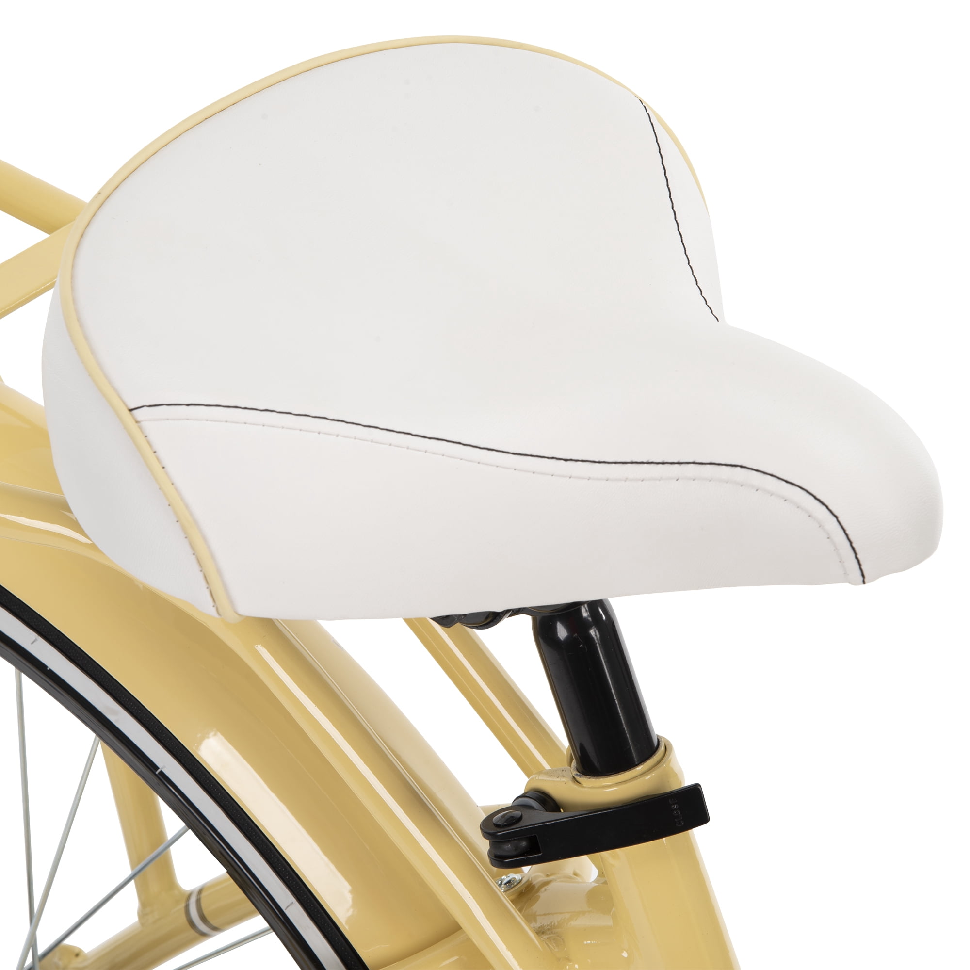 Huffy 26" Woodhaven Cruiser Bike, Fits Riders 60"+, Cream Yellow, Adult, Women's