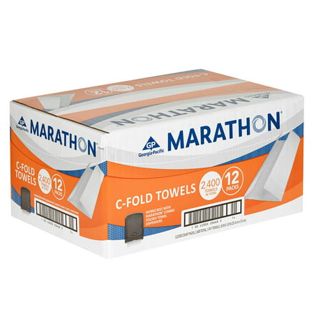 Marathon C-Fold Paper Towels - 2,400 ct. (Best Deal On Paper Towels)