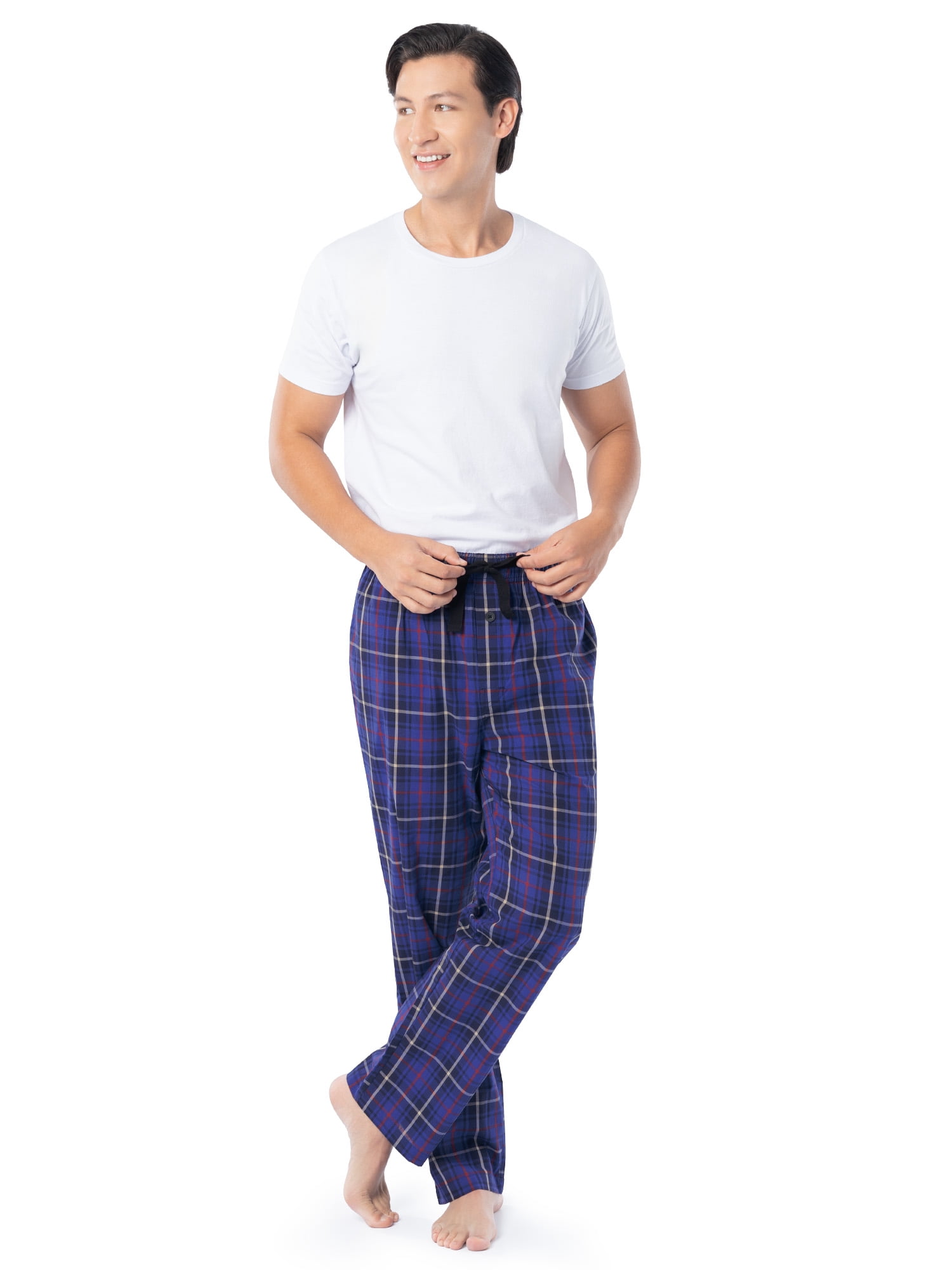 Fruit of the Loom Men's and Big Men's Soft Brushed Woven Sleep Pant, Sizes S-6XL & LT-3XLT